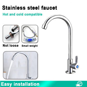 【Never rust】80*45*78cm 304 stainless steel kitchen sink with Drain pipes and faucets and brackets vertical sink wash basin wash vegetable basin Outdoor Sink