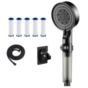 ชุดฝักบัวเพิ่มแรงกดดันในห้องน้ำด้วยประหยัดพื้นที่ฉีดสเปรย์ขนาด5ไมครอน3