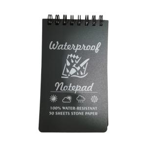โน้ตบุ๊คทุกสภาพอากาศโน้ตบุ๊คกันน้ำเกลียวขนาดเล็กกระเป๋าโน๊ตบุ๊คแผ่นจดบันทึกเขียนในสมุดบันทึกฝนสำหรับบ้าน