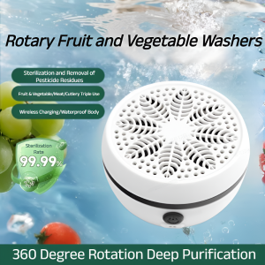 🍎Multifunctional Fruit and Vegetable Cleaning Machine Food Purifier Household Automatic Pesticide Removal Vegetable Washing Machine Fruit Washing Artifact自动洗菜机果蔬清洗机