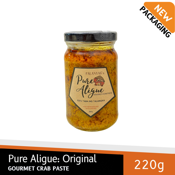 Pure Aligue 220g - Original Flavor | Purong Taba ng Talangka Premium ...