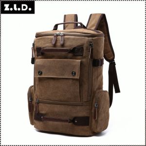 กระเป๋าเป้สะพายหลังผ้าใบ เบาเป็นพิเศษ กระเป๋าคอมพิวเตอร์ กระเป๋าคอมพิวเตอร์ พักผ่อน แฟชั่นกลางแจ้ง