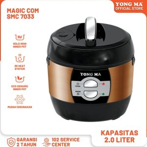 Yong Ma Rice Cooker / Magic Com 2 Liter 3 in 1 - SMC7033 - FREE ONGKIR Jabodetabek