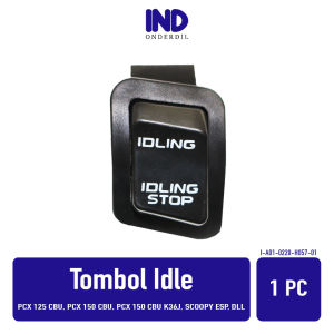Saklar Idling Stop Vario 150 eSP LED 2015-2018 K59 Techno 125 FI PCX 125 150 CBU Lama Scoopy eSP F1 New 2015-2022 Tombol Switch Swit Idle Sakelar