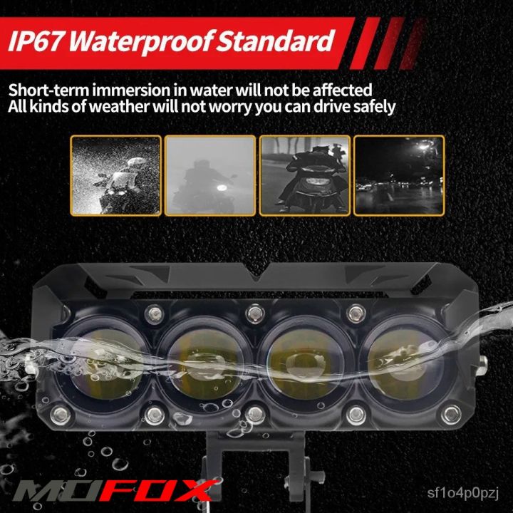 MOFOX%20P4%20Laser%20Gun%2060W%20MDL%20Motorcycle%20Mini%20Driving%20Light%20Dual%20Color%20High/Low%20Beam%204%20Lens%20Waterproof%20Auxiliary%20Lights%20Spotlight%20For%20Motorcycle%20LED%20Light%20-%20Image%209