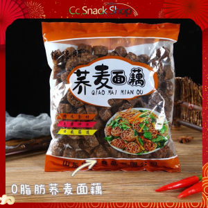 0 fat black buckwheat noodles lotus root ring with material package cold salad no-cook instant suga