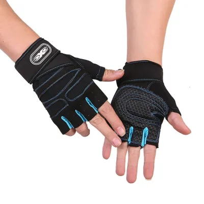 Găng tay bao tay tập gym xà đơn đi phượt xe máy du lịch thể thao kiểu cụt ngón có bao đệm lưới cực êm tiện dụng