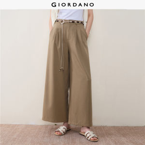 Giordano Women Women Elastic Waist Casual Pants Free Shipping 18416310