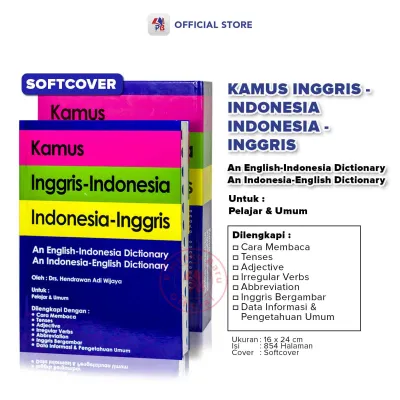 Kamus Bahasa Inggris - Hendrawan / Kamus Pelangi / Kamus Inggris - Indonesia / Indonesia - Inggris Soft Cover / Pustaka Baru Press - PB