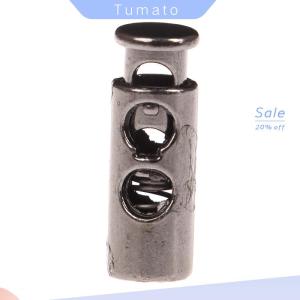 Tumato 10pcs Metal Stoppers Toggle Cord Locks Drawstring lock DIY Apparel Accessories
