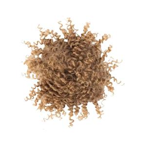 African Afro Hair Scrunchie Synthetic Fibers Bun Hairtie For Quick Hair Styling Fashion Enthusiasts Special Occasion