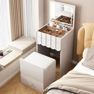 Dresser Bedroom Modern Minimalist Cream Style Flip Makeup Table Storage Cabinet Integrated Home Large Space