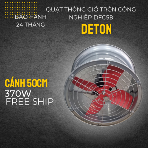 Quạt Thông Gió Đô Thị Deton DFC-5B Khung Kim Loại Cánh 50cm 220V 370W