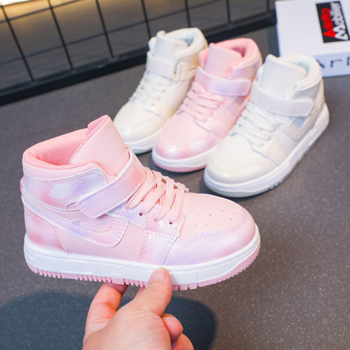 Fashion kids shoes high top sneakers shoes for kids casual skate