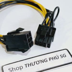 Cáp chuyển nguồn 6 Pin ra 8 Pin hoặc nối dài nguồn 6 Pin (2 Pin tách rời) / Cáp dài 20Cm