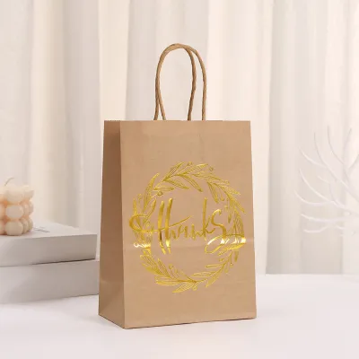 The Gift Thank You Paper Bag Goodies Bag Wedding Bag Kahwin Hadiah Handle Gift Party Birthday Goodies Door Gift