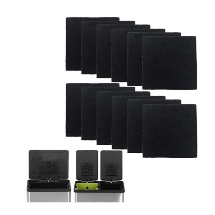 Gói của 12 loại bỏ mùi hấp thụ Than Hoạt Tính Bộ lọc cho thùng rác thùng dài kéo dài khử mùi thay thế