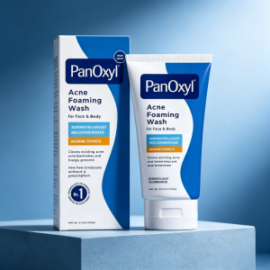 Stock|PanOxyl Acne Wash with 10% Benzoyl Peroxide for Maximum Strength Acne Care
