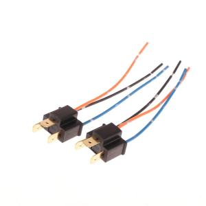🔥🔥🔥fenglin 2 4PCS Car Headlight Fog Lamp Male Adapter Socket Wiring Harness H4 Bulb Socket Male Adapter Connector