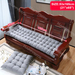 Chair Cushion Sofa Cushion Soft Foldable Pearl Cotton Comfortable Seat Mat Breathable Solid Wood Sofa Cushion Four Seasons General Long Comfortable cotton non-slip mat Three-seat