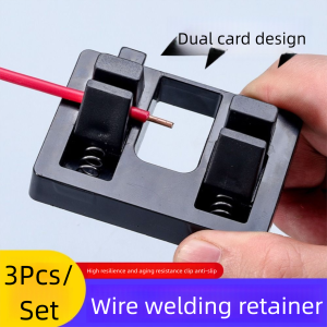QFV5F 3Pcs สปริงหนีบ ติดตั้งลวดเชื่อม ง่ายต่อการถอดแยกชิ้นส่วน แบบพกพาได้ ที่ยึดลวดบัดกรี ตัวยึดโต๊ะเชื่อม ทนอุณหภูมิสูง เครื่องมือซ่อมเมนบอร์ดและบัดกรี ซ่อมรถยนต์