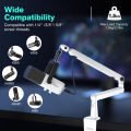 Fifine BM88 Microphone Arm Stand, Boom Arm Stand with Desk Mount Clamp, Screw Adapter, Cable Management, Suspension Mic Stand Flexible Arm Mic Stand Sturdy Low Profile for Podcast Streaming Gaming Studio. 