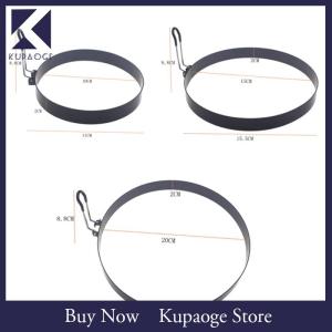 [Kupaoge] 9 10 15 20cm Pancake Ring Mold Metal Fried Egg Shaper Non Stick Egg Cooking Ring