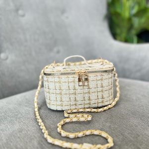 SLAVINA - Tas Selempang Wanita Mini Kanvas | Tas Selempang Wanita Korea Lucu | Tas Mini Import Simple Mewah | Tas Wanita MIni Rantai | Tas Selempang Wanita OOTD
