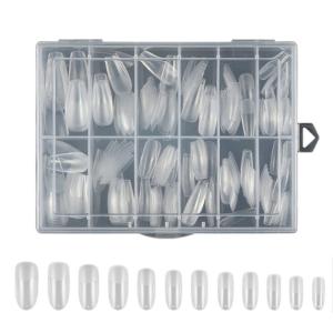 Fake Nail Matte Nail Tips 240pcs Full Cover False Nail Artificial Acrylic Nail False Nail for DIY Nail Art Designs