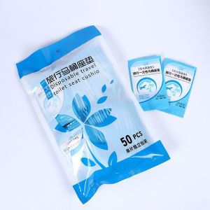 50PCS Travel Toilet Seat Covers | Disposable Waterproof Pads | Hygienic Portable & Individually Packed for Public Restrooms