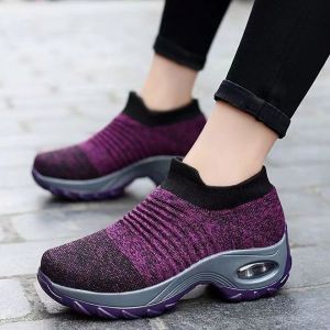 New sneakers women running shoes sports shoes platform Shoes Fashion Running Slip on Shoe COD DY