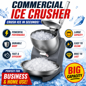 Ice Crusher Machine Large Capacity Powerful Motor For Halo Halo Milk Tea