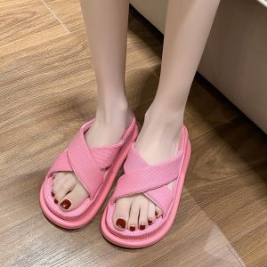 COD Sandal Slide Sandal Selop Wanita Premium Casual Sendal Slip On Cewek Korean Style Modis Kekinian Terbaru SSK 563
