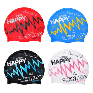 High Elastic Silicone Swim Caps for Adults Long or Short Hair Ergonomic Designs Watertight Swimming Caps Swim Pool Hat