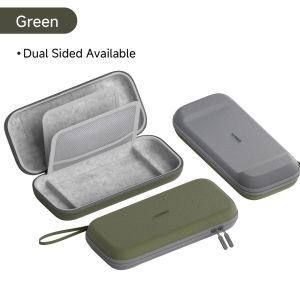 Hagibis Carrying Case for Switch 2 Hard Shell Portable Travel Pouch Dual-sided Bag for NS2 Accessories With 10 Game Cartridges