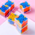 SEETE Kids Toys For Children 3D Six-Sided Magic Cube Puzzle Cube Toys Stress Reliever Rolling Ball Game 3D Maze Magic Cube Labyrinth Game Educational Toys. 