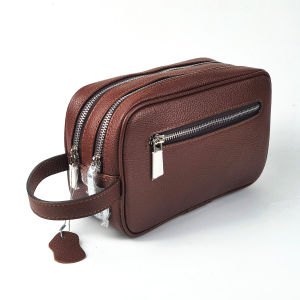 Clutch cầm tay nam da bò thật Túi golf nam khóa số 2 ngăn CL148LD (Đen) - 100% da thật BH 3 năm