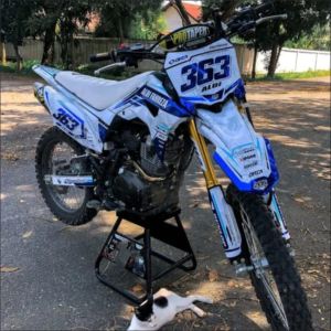 02154 decals sticker crf150 full body bebas riqwes desain suka suka riqwes warnachat seller ya kak