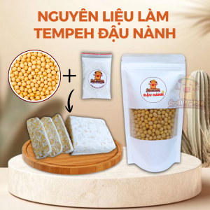 Nguyên Liệu Làm Tempeh Đậu Nành Tại Nhà - Hướng Dẫn Cách Làm Chi Tiết Thương Hiệu Ông Tempeh