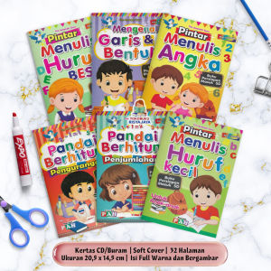 Seri Persiapan Masuk SD (Sekolah Dasar) 6 Varian Judul PAH