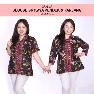 Blouse Big Size Batik Wanita Atasan Batik Lengkap S-M-L-XL-2L-3L-4L-5L-6L-7L Model Blus Jumbo Seragam Batik / Atasan Batik Bigsize Wanita / Pakaian Batik Kekinian Jumbo Kerja Kantor / Blus Batik Formal Wanita Model Terbaru Bahan Katun