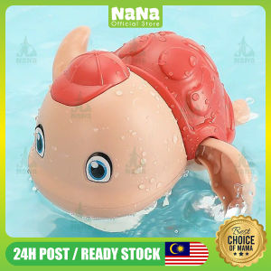 【READY STOCK FAST SHIP】NANA Shower Bath Toy Baby Toodler Toy Turtle Duck Whale Fish Swimming Play Bathtub Pool Cute Tortoise