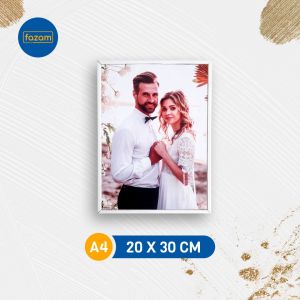 Cetak foto bingkai frame blok A4 8R 8SR S8R 20x30 cm poatrait landscape custom murah