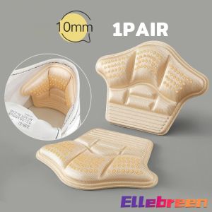 Ellebreen 1 Pair Heel Protectors Size-Adjustable Cushions with Adhesive Back for Foot Care