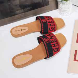 BK-12 Womens Korean Summer Slippers Flat Sandals Slippers