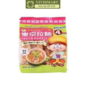 [LỐC LẺ] - TOKYO NOODLE - Mì Tokyo Noodle 3 vị: Tôm & Thịt Chua cay Gà Mì ăn liền cho bé Tokyo Noodle (120g/lốc)