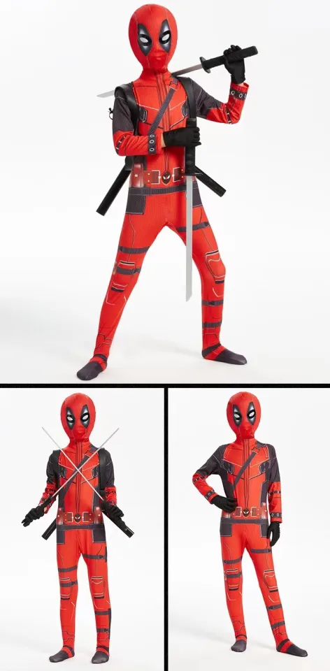 YoFunny house Deadpool Costume with for Kids/Adults Superhero - Main Image