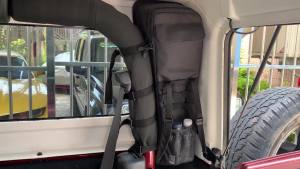 Cornerr Car Trunk Roll Bar Anti-roll Storage Bag Organizer for Jeep Wrangler JK 2007-2017 Interior Accessories P9M4Y