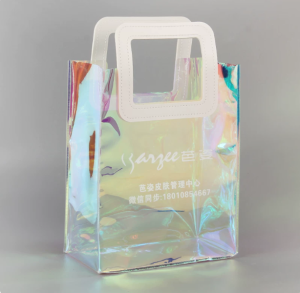 Transparent PVC tote bag jelly bag gift box bag makeup bag storage and toiletry bag
