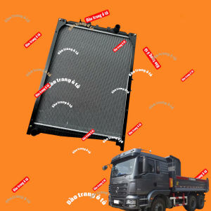 két nước Shacman M3000 Bayer DZ96259532020 nhôm ngang 68 x cao 92 phi 44 trên Phụ dưới Lái tản nhiệt động cơ ô tô